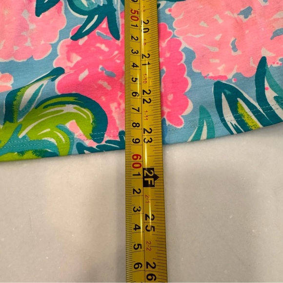 Lilly Pulitzer Jia Tank Top floral ruffle neckline size S. NWT - Picture 8 of 10
